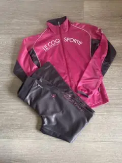 LE COQ SPORTIF ジャージ上下セット Lサイズ ピンク・黒