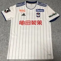 【選手着用】アルビレックス新潟 2022ビジターユニ 32番長谷川巧 Oサイズ