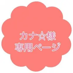 カナ☆様専用ページ