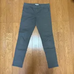 GLOBAL WORK グローバルワーク スキニーパンツ グレーカーキ Lサイズ