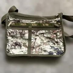 LeSportsac サファリ柄 ショルダーバッグ