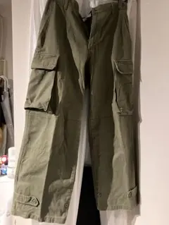 MONO-MART オリーブ カーゴパンツ M