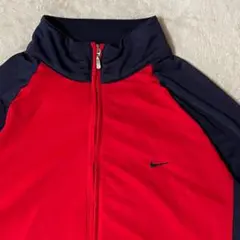 00s y2k NIKE トラックジャケット 赤×ネイビー×白 archive