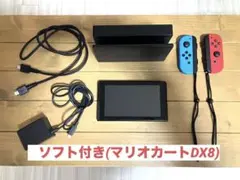 Nintendo Switch 本体 ソフト付き(マリオカートDX8)