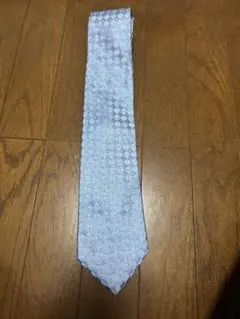 DOLCE&GABBANA ネクタイ 水色 総柄 レギュラータイ ビジネス