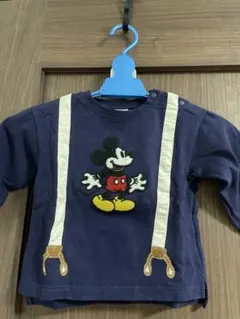 【プティマイン】ミッキー　Tシャツ　ロンT【ディズニー】