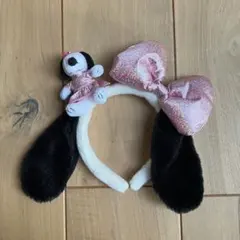 スヌーピー リボン付きカチューシャ　耳