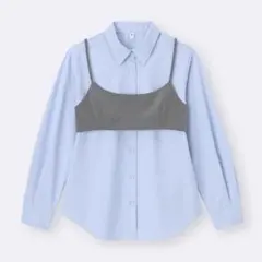 GU 2ピースビスチェアンドシャツセット 3XL