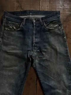 ハ*ダ様 60s levi's 501 BIGE ビッグE 鬼ヒゲ　ハチノス 神