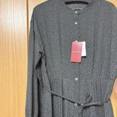 値下げ！新品　アーバンリサーチ　レオパードドットプリントシャツワンピース