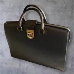 80s 90s archiveミラショーン　本革レザーダレスバッグ茶大のサムネイル