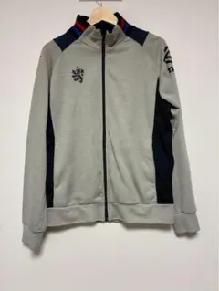 umbro ジップアップ トレーナー グレー/ネイビー　トラックジャケット　ラフ