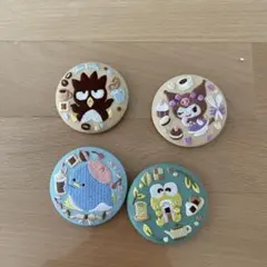 サンリオ　刺繍缶バッジ