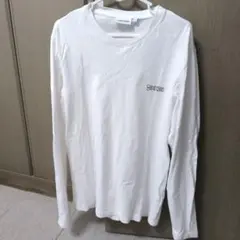 Calvin Klein ホワイト ロンT　 M　カルバンクライン