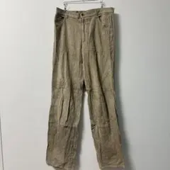 ✨新品タグあり✨オーラリー リネン ダブルフェイス 5ポケット パンツ