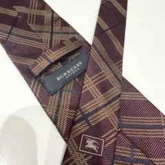 バーバリー BURBERRY ネクタイ ノバチェック ブラウン