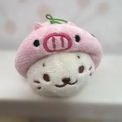 しろたん　キーホルダー　ぬいぐるみ
