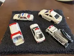 警察車両ミニカー5台セット