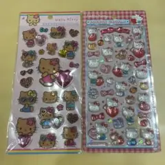 正規品　キティ　ボンボンドロップシール　第二弾 キラキララインストーン2枚セット