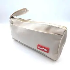 ペンケース 筆箱 オックスフォード生地 ホワイト 白 シンプル おしゃれ