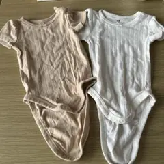 H&M ベビー肌着　2点セット　2〜4month(EUR62)