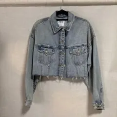 ZARA クロップドデニムジャケット　Sサイズ