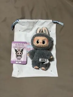 【服無し】ポップマート サンリオ ラブブ ぬいぐるみペンダント クロミ