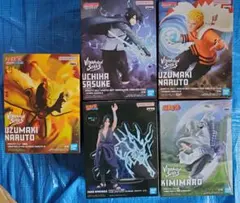 NARUTO　ナルト サスケ キミマロ フィギュア5点セット