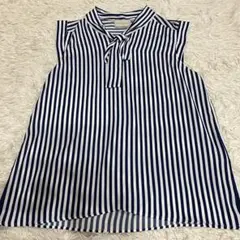 【美品】 UNITED ARROWS ボウタイブラウス フレンチスリーブ