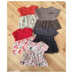 ベビー服 5着セット Tシャツ・カットソー 90cm おまとめ売り