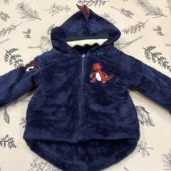 恐竜デザイン フリースジャケット ~100cm