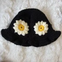 バケットハット クロシェハット クラッシャーハット ビーニー モチーフ
