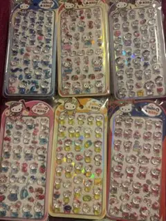 Hello Kitty キャラクターシール 6パックセット