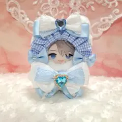 限定セール⭐にじぱぺっと ぬい服 きぐるみ 10cm ねこ　ペールブルー