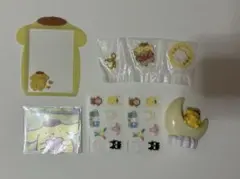 ポムポムプリン ガチャ フォトフレーム シール アクスタ サンリオ まとめ売り