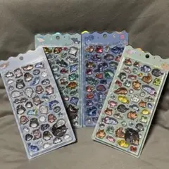 【正規品】　水族館限定　ボンボンドロップシール　4枚セット