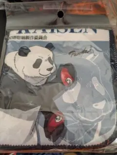 パンダと禪院真希 ハンカチ 25×25cm