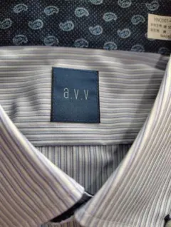 a.v.v ストライプ 長袖シャツ