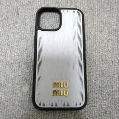 ミ*団様 MIU MIU iPhoneケース　グレー　正規品のサムネイル