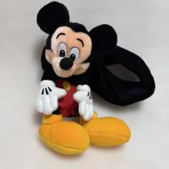 【公式】ディズニー ミッキーマウス ぬいぐるみ付き マフラー レトロ