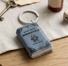 アンダーテール　ミニブックレザー風キーホルダー　Undertaleサンズ ハート