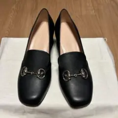 未使用GUCCI ビット付きパンプス22.5 黒