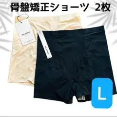 骨盤矯正ショーツ 2枚セット ショーツ 産後ケア 美尻 シームレス 補正下着 L