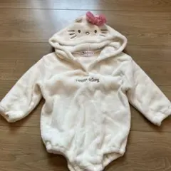 Hello Kitty フード付きロンパース 80サイズ