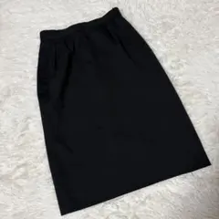 極美品 クリスチャンディオール ひざ丈スカート L ポケット バックファスナー