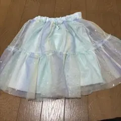 美品 サックスカラー スカート 100 cmのサムネイル