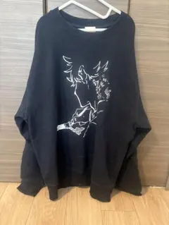 紺のオーバーサイズトレーナー ブルーピリオド限定