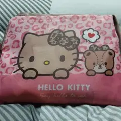 ハローキティ ポーチ レオパード柄　エコバック　しまむら