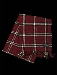 BURBERRY バーバリー ラムウール マフラー 90s イングランド製