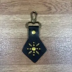 スタッズキーホルダー　ハンドメイド　アメカジ CALEE HTC 風　本革　硬め